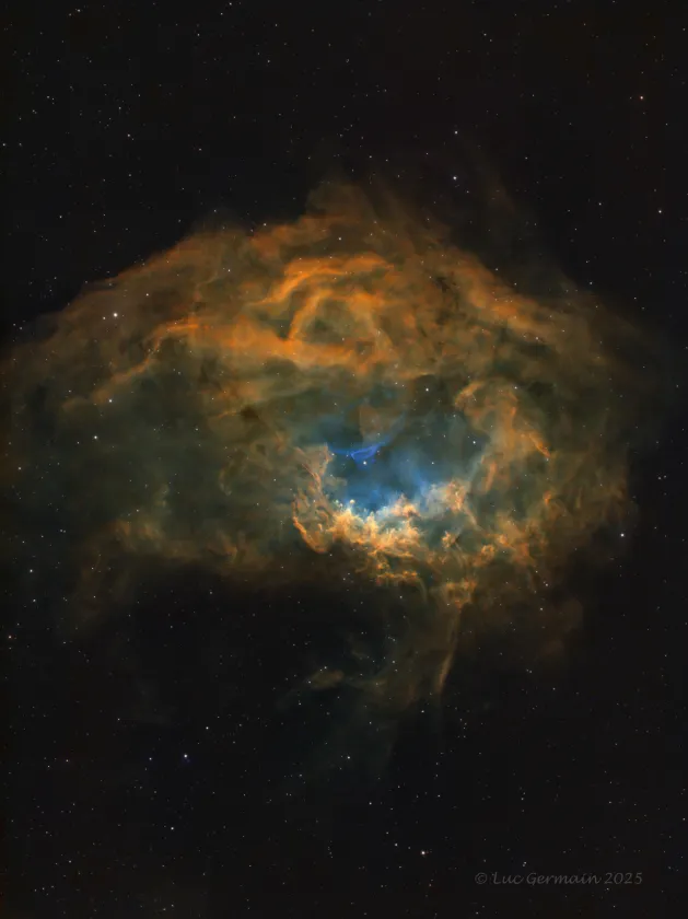 Nébuleuse LBN863 avec filtre SHO - Luc Germain