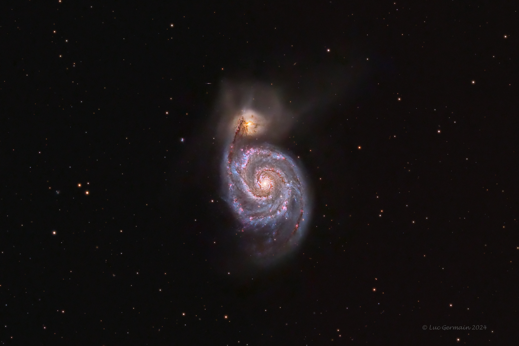 M51 Galaxie du Tourbillon - Luc Germain