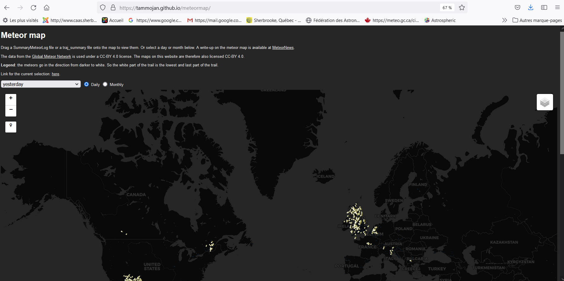 MeteorMap
